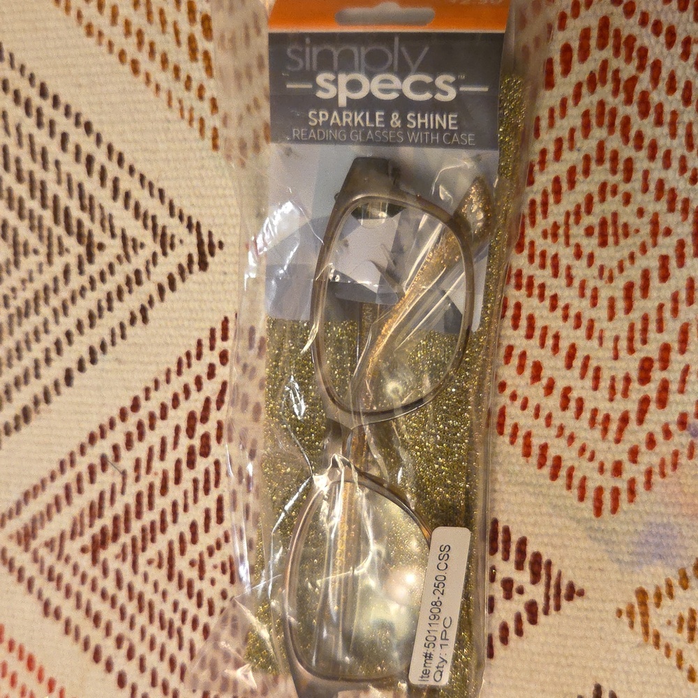 Simply specs reading glasses with case +2.50 - Picture 2 of 3